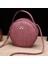 Siyah Stil Tasarım Moda Kadın Yuvarlak Çanta Deri Kadın Dairesel Crossbody Omuz Messenger Çanta Bayan Çanta Kadın Bolsa Çanta (Yurt Dışından) 4