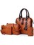 Gri Stil Yeni ve Yüksek Li Bayan Çanta Kadın Pu Deri Omuz Messenger Çanta Kadın Kompozit Çanta Tote Çanta Bolsa Feminina (Yurt Dışından) 2