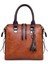 Gri Stil Yeni ve Yüksek Li Bayan Çanta Kadın Pu Deri Omuz Messenger Çanta Kadın Kompozit Çanta Tote Çanta Bolsa Feminina (Yurt Dışından) 3