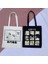 Gümüş Tarzı Harajuku Tokyo Avenger Shoulder Bag Canvas Bag Harajuku Shopper Bag Fashion Casual Summer Shoulder Bags Tote Shopper Bag (Yurt Dışından) 2