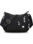 Siyah Stil Yeni Rahat Crossbody Omuz Çantası Kadın Çanta Naylon Su Geçirmez Messenger Çanta Bayan Çanta Yüksek Li Çok Fonksiyonlu (Yurt Dışından) 1
