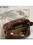Açık Kahverengi Tarzı 33X10X22 cm Vintage Luxury Designer Totes Large Capacity Pu Leather Crossbody Handbag Women Solid Color Quilted Shoulder Messenger Bag (Yurt Dışından) 4