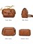 Retro Burgundy Style Women Fashion High Leather Handbag Purses Female Retro Shoulder Crossbody Messenger Bag Luxury Designer Sac For Ladies (Yurt Dışından) 4