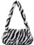 Zebra Stili Fashion Women's Bag Trend Baguette Bag Plush Animal Print Shopper Purses Female Autumn Handbag Shoulder Underarm Bag (Yurt Dışından) 1