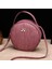 Kırmızı2 Tarzı Tasarım Moda Kadın Yuvarlak Çanta Deri Kadın Dairesel Crossbody Omuz Messenger Çanta Bayan Çanta Kadın Bolsa Çanta (Yurt Dışından) 3