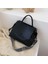 Siyah Stil 29.5X23X12CM Fashion Simply Pu Leather Crossbody Bag For Wome Winter Solid Color Shoulder Messenger Bag Lady Chain Travel Small Handbag (Yurt Dışından) 1