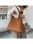 Bej Tarzı Yüksek Li Yumuşak Deri Omuz Çantası Kadın Kış Yeni Çanta Rahat Bayan Tote Çanta Moda Hobo Çanta Alışveriş Kız Kolu Çanta (Yurt Dışından) 3