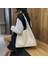 Bej Tarzı Yüksek Li Yumuşak Deri Omuz Çantası Kadın Kış Yeni Çanta Rahat Bayan Tote Çanta Moda Hobo Çanta Alışveriş Kız Kolu Çanta (Yurt Dışından) 4