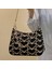 Siyah Stil 25X18X6 cm Xiuya Moda Çanta Kalp Şekli Işlemeli Kız Sonbahar Kış Omuz Çantası Kadın Lolita Gotik Tote Kanvas Çanta (Yurt Dışından) 5