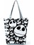 HL2832 Kafatası Çanta Tarzı Noel Tote Çanta Öncesi Kabus Havalı Cadılar Bayramı Kafatası Jack Baskı Eko Çanta Moda Seyahat Çantası Kadın Eğlence Alışveriş Çantası (Yurt Dışından) 1