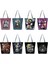 HL2832 Kafatası Çanta Tarzı Noel Tote Çanta Öncesi Kabus Havalı Cadılar Bayramı Kafatası Jack Baskı Eko Çanta Moda Seyahat Çantası Kadın Eğlence Alışveriş Çantası (Yurt Dışından) 4