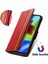 Redmi Note 9 4g Cüzdan Kılıfı, Kart Tutuculu Pu Deri Flip Kılıf Rfıd Engelleme Kickstand Telefon Kapağı (Yurt Dışından) 4