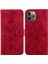 Apple iPhone 11 Pro Max Kabartmalı Lily Cüzdan Kılıfı ile Uyumlu, Kart Tutuculu Pu Deri Kapaklı (Yurt Dışından) 5