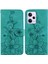 Xiaomi Redmi Note 12 Pro 5g Kabartmalı Lily Cüzdan Kılıfı ile Uyumlu, Kart Tutuculu Pu Deri Kapaklı (Yurt Dışından) 5