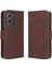 Oukitel C32 ile Uyumlu Kickstand Koruyucu, Kredi Kartı Tutacağı Pu Deri Darbeye Dayanıklı Telefon Kılıfı (Yurt Dışından) 1
