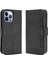iPhone 14 Pro Max ile Uyumlu Kickstand Koruyucu, Kredi Kartı Tutacağı Pu Deri Darbeye Dayanıklı Telefon Kılıfı (Yurt Dışından) 1