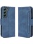 Samsung Galaxy S22 Plus ile Uyumlu Kickstand Koruyucu, Kredi Kartı Tutacağı Pu Deri Darbeye Dayanıklı Telefon Kılıfı (Yurt Dışından) 1