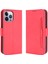 iPhone 15 Pro Max ile Uyumlu Kickstand Koruyucu, Kredi Kartı Tutacağı Pu Deri Darbeye Dayanıklı Telefon Kılıfı (Yurt Dışından) 1