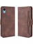 iPhone Xr ile Uyumlu Kickstand Koruyucu, Kredi Kartı Tutacağı Pu Deri Darbeye Dayanıklı Telefon Kılıfı (Yurt Dışından) 1