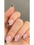 Kalıcı Nail Art Siyah Beyaz French Model Takma Tırnak Seti 1