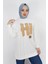71102TAŞ ve Yazı Detaylı 2 Iplik Kumaş Sweatshirt 2