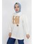 71102TAŞ ve Yazı Detaylı 2 Iplik Kumaş Sweatshirt 3