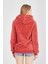 Grody.t Kapüşonlu Peluş Sweatshirt Hoody Nar Rengi 3