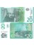 Sırbistan 2013 Yılı 20 Dinar Yabancı Kağıt Para Çil (Unc) Koleksiyon Para 1
