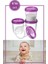 4 Adet Bebek Mama Yoğurt Saklama Kabı, Besin Ölçekli Sızdırmaz Mama Kabı 4’lü Set (4X180ML) 2