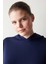 Lacivert Kapüşonlu Silky Feel Sweatshirt 5