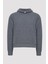 Antrasit Kapşonlu Fitilli Yumuşak Sweatshirt 1