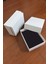 Saf Beyaz Süngerli Takı Kutusu 8x6x3cm Kolye, Bileklik, Mini Set Kutusu 25 Adet Demonte Sevk 1