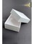 Saf Beyaz Süngerli Takı Kutusu 8x6x3cm Kolye, Bileklik, Mini Set Kutusu 25 Adet Demonte Sevk 3