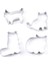 No.4 Tarzı Noel Karikatür Kedi Değnek Kurabiye Kesici Paslanmaz Çelik Bisküvi Kalıp Çerez Çerez Zencefilli Kurabiye Adam Çerez Mutfak Pişirme Araçları (Yurt Dışından) 4