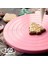 Pembe Tarzı Dıy Kek Için 360 ° Dönen Plaka Plastik Kaymaz Döner Tabla Kek Spatula Dıy Pişirme Aracı Pratik Yeniden Kullanılabilir Kek Kalıbı Standı (Yurt Dışından) 4