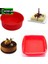 Rastgele Renk-A Stili Kolay Temizlik Silikon Ekmek Tost Kalıbı Kare Kek Tavası Yüksek Sıcaklık Dayanımı Mutfak Pişirme Bakeware Kek Kalıbı Kek Standı (Yurt Dışından) 2
