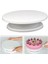 Pembe Tarzı 11" Döner Pasta Döner Tabla Pasta Süslemeleri, Hamur Işleri, Cupcakes Için Beyaz Pasta Standı (Yurt Dışından) 3