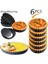 10 Adet 10CM Tarzı 10CM Me Muffin Cupcake Tavaları Yapışmaz Tart Kiş Flan Pan Kalıpları Pasta Pizza Kek Kalıbı Çıkarılabilir Gevşek Alt Yuvarlak Bakeware (Yurt Dışından) 2