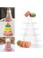 6 Tier Pvc Macaron Kulesi Ekran Standı Temizle Yuvarlak Raf Raf Düğün Doğum Günü Partisi Dekorasyon Araçları Için Plastik Kek Tatlı (Yurt Dışından) 2