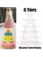 6 Tier Pvc Macaron Kulesi Ekran Standı Temizle Yuvarlak Raf Raf Düğün Doğum Günü Partisi Dekorasyon Araçları Için Plastik Kek Tatlı (Yurt Dışından) 4