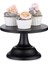 Siyah Stil 20CM Kek Standı Düğün Tatlı Cupcake Yuvarlak Kek Standları Ikindi Çayı Demir Tepsi Doğum Günü Partisi Düğün Yıldönümü Için (Yurt Dışından) 1