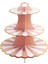 Pembe Tarzı 3 Katmanlı Katlanabilir Karton Cupcake Standı Kek Gıda Teşhir Kule Tutucu Tepsisi (Yurt Dışından) 1