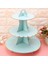 Pembe Tarzı 3 Katmanlı Karton Ikindi Çayı Cupcake Kek Standı Doğum Günü Partisi 4 Renk Tatlı Teşhir Standı Pasta Servis Tabağı (Yurt Dışından) 5