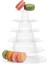 10X9 Inç Tarzı 6 Katmanlı Macarons Ekran Kulesi Plastik Macaron Kulesi Standı Fondan Kek Standı Düğün Pastası Dekorasyon Aracı (Yurt Dışından) 3