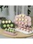 18CM Pembe Tarzı Bulut Tartlet Sahipleri Meyve Tart Ahşap Tepsiler Tatlı Masa Uydurma Ev Dekorasyon Kek Araçları Pembeyeşilbeyaz Yemek Fotoğrafçılığı (Yurt Dışından) 2
