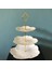 No.3 Tarzı 4 Modeller 3 Katmanlı Plastik Kek Standı Ikindi Çayı Düğün Tabakları Parti Sofra Bakeware Kek Dükkanı Üç Katmanlı Kek Raf Tepsisi (Yurt Dışından) 2