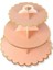 Gümüş Tarzı 3 Katmanlı Yuvarlak Doğum Günü Düğün Parti Cupcake Tatlı Kağıt Standı Vitrin (Yurt Dışından) 4