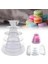 6 Katlı Stil Macaron Kule Katmanları Cupcake Vitrin Tutucu Acıbadem Kurabiye Ekran Kek Standı Doğum Günü Partisi Düğün Dekorasyon Parti Araçları (Yurt Dışından) 4