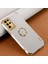 Samsung Galaxy S24 Ultra Timsah Doku Yüzüğü Kickstand Deri+Tpu Kapağı (Yurt Dışından) 5