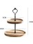 2 Katmanlı Bir Stil Katlı Ayrılabilir Kek Standı Ahşap Avrupa Tarzı Pasta Cupcake Meyve Tabağı Hizmet Tatlı Tutucu Düğün Parti Ev Dekorasyonu (Yurt Dışından) 1